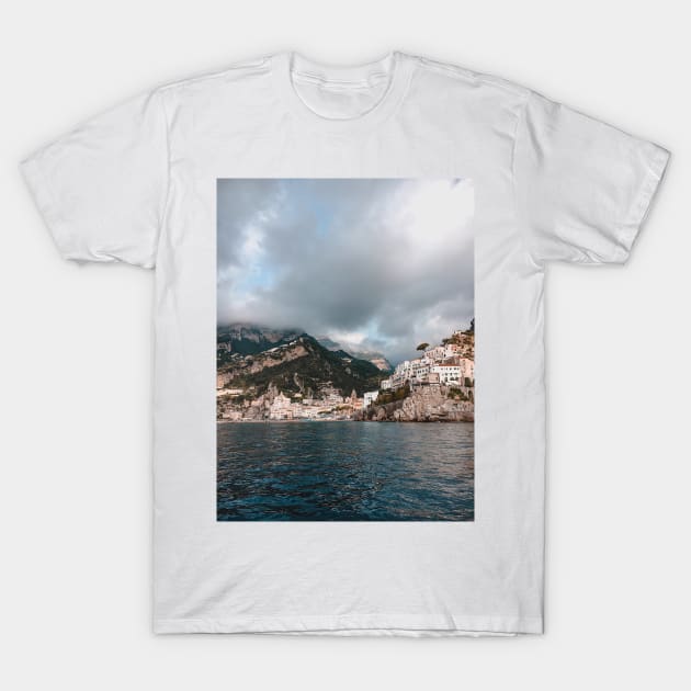 Amalfi, Amalfi Coast, Italy - Travel Photography T-Shirt by BloomingDiaries